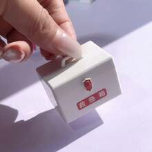 1个1/12比例迷你医疗箱/急救箱/保健箱/药箱，微型小型药柜模型，娃娃屋模型，过家家玩具，微缩景观医院配件 - 彩色 - 查看 2