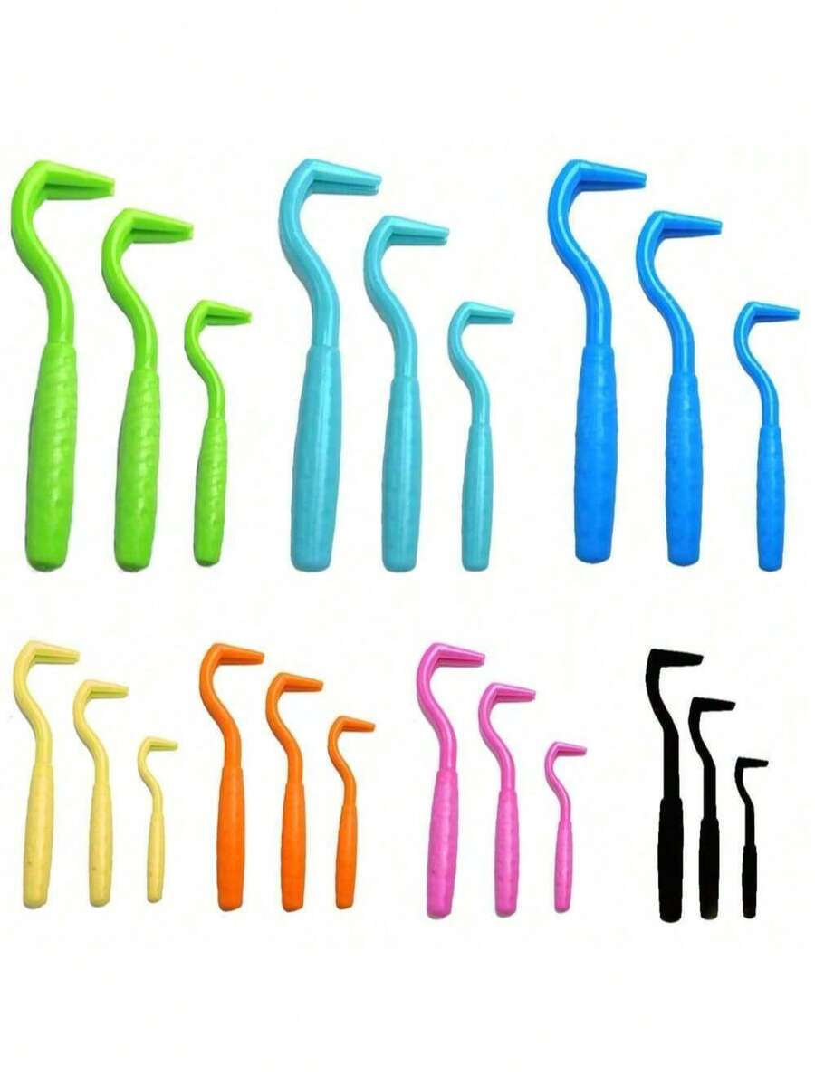 3 Pieces Pet Flea Removal Tool Kit - Tick Remover, Flea Comb, Flea Tweezers - Multicolor - View 1