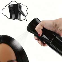 Borrifador Frasco De Spray De Cabeleireiro Contínuo/Ultra Fino Névoa Pulverizador - Preto - Visão 2