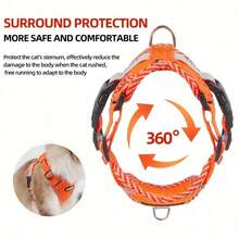 狗狗胸带 小型犬反光牵引绳套装，透气舒适 狗狗牵引绳 - 彩色 - 查看 5