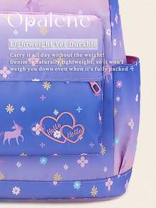 Malist Flower Embroidery Functional Backpack For Women, Business Casual Commuting Travel Backpacks, Cute Multi-Compartment Versatile Computer Daypack, Portable Campus School Bag For Junior High School And College Students, School Backpack, Elementary School, Middle School, High School, Back To School Bags, Waterproof, Lightweight, Classic Casual, Suitable For Teen Girls Women College Students, Teacher, Perfect For Back To School, First Day Of School, Middle School, High School - 彩色 - 查看 8