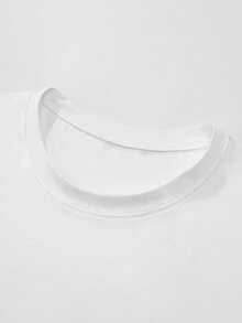 男士白色休闲背心，印有足球运动员剪影图案，透气夏季无袖背心，适合健身和日常穿着。 - 白色 - 查看 5