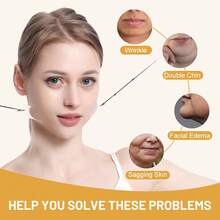 8pcs Invisible Matte Face Lifting Tapes + 20pcs Patches, Stretch & Contour Skin, Adjustable Tightening Outline Tape - Black - View 2