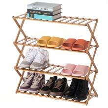 Rastrelliere per scarpe pieghevoli - Beige - Visualizzare 5