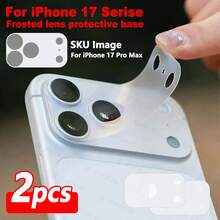 ZYONS 2pcs 9H Nano Glass Matte Lens Base Protector Compatible With Iphone 17 Pro Max/Pro/Air/17 – Anti-Fingerprint/Anti-Glare/Anti-Scratch, Precision Cut, Bubble-Free, Easy Install, Case-Friendly, Wireless Charging Compatible, Anti-Yellowing, HD Clear, Durable Minimalist Camera Guard. - 2pcs - View 13