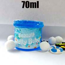 1/12件套儿童史莱姆套装，蓝色史莱姆配件，解压玩具，不粘手，适合儿童派对、生日礼物 - 彩色 - 查看 13