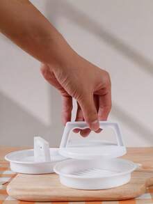 1pc/3pcs/5pcs Multi-Use DIY Hamburger Maker, Meat Patty Mold, Sandwich Meat Press - Multicolor - View 7