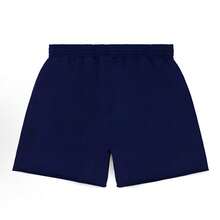 Sp5der Waist Elastic Casual Workout Athletic Gym Summer Y2k Shorts - Navy Blue - View 3