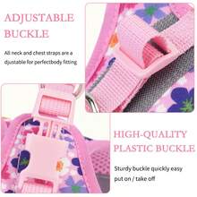 Adjustable Dog Leash And Harness Set, Easy Walk Puppy Safety Strap, Soft Mesh Pet Harness For Small Dogs, No-Pull Adjustable Dog Leash - Multicolor - View 8