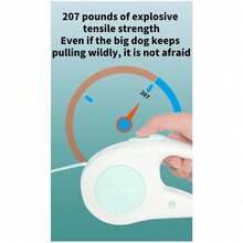 1pc Multifunctional Retractable Dog Leash - Multicolor - View 10