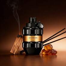 Spicebomb Extreme Bomb Perfume, 3.04 Ounces, Combines Sweet Vanilla, Rich Floral Fragrance And Warm Oriental Spices, Standing Out And Becoming The Highlight. It Is Suitable As A Gift For Important Occasions Such As Halloween And . - Woody & Earthy - View 3