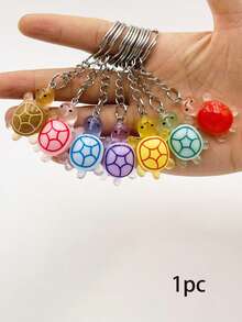 1/3/5/10 chiếc Móc khóa hình rùa mini dễ thương, mặt dây chuyền nhựa phát sáng trong bóng tối, phụ kiện trang trí túi xách hình rùa nhiều màu sắc, thiết kế hoạt hình đáng yêu, thích hợp để trang trí túi xách, chìa khóa và các vật dụng khác. - Nhiều màu - Xem 16