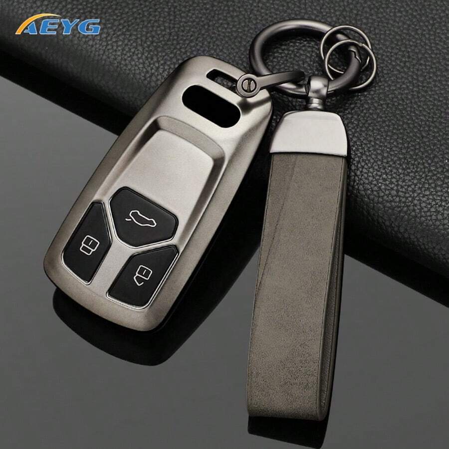 Ốp bảo vệ chìa khóa xe hơi thời trang bằng TPU chuyên dụng cho Audi A4 B9 A5 A6 8S 8W Q5 Q7 4M S4 S5 S7 TT TTS TFSI RS. - Audi B - Xem 1