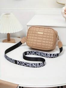 1个多色PU材质多功能拉链校园单肩包、斜挎包、手提包、办公包。简约多功能学生文具袋。新款大容量高端时尚通勤单肩包，可装笔记本、笔、尺子和化妆品等日常用品，适合各种场合。 - A114 - 查看 4