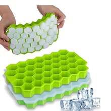 37-Cavity Mini Ice Cube Tray, Reusable, Easy Release, Suitable For Cocktails, Whiskey, Iced Coffee, Dishwasher - Multicolor - View 11