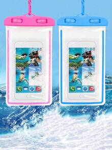 通用防水手机袋,防水手机包 - 带夜光功能,防水手机干袋,防水手机壳,适用于 17 16 15 14 13 Pro Max Plus Air,适用于游泳、漂流、潜水、水下摄影、海滩、户外运动、旅行、度假、游泳池、户外活动。 - 彩色 - 查看 34