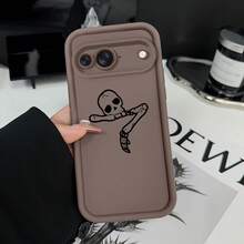 おもしろいスカルパターンのスマホケース、 PIXEL 9 8 7 Pro 5Gに適した滑りやすいり止まりめ保護するカバー、スマートフォンケース。 گوグルピクセル8A、9A、10、 11/12/13/14/15/15プロ/15プラス/15プロマックス/11プロ/12プロ/13プロ/14プロ/12ミニ/13ミニ/11プロマックス/12プロマックス/13プロマックス/14プロマックス/14プラス/5 - ブラック - チェックする 4