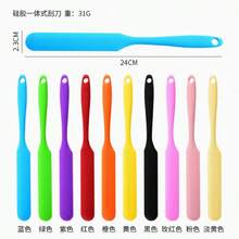 Household Silicone One-Piece Soft Scraper Multi-Function Cleaning Scraper, Kitchen Grease Scraper, Cutting Board Cleaning Tool, Baking Kitchen Gadget, Random Color - A - View 7