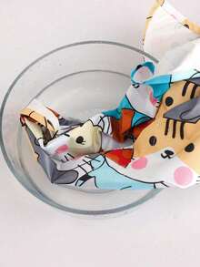 A Household Kitchen Cooking Waterproof Cat Pattern Printed Apron, Suitable For Kitchens, Bathrooms, Homes, And Household Items. Oil And Stain Resistant Apron - Multicolor - View 4