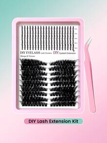 Fairy Spiky Eyelash Cluster Soft Individual False Lashes Reusable Eyelash Extensions Beginner Friendly For Daily Wear Party Wedding Date - Multicolor - View 14