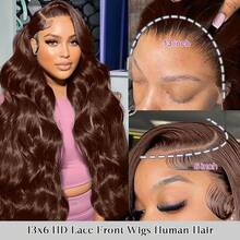 Blended Lace Wigs - Brown - View 4