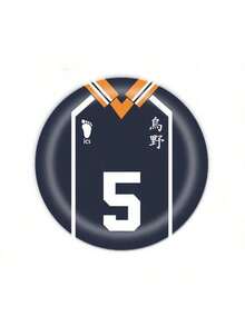 Set di spille con numeri di maglia della Karasuno High di Haikyuu!! - Spille da bavero con motivi anime per donne, ciondoli per zaini alla moda e regali originali, ideali per amici, famiglia e compagni di classe - multicolore - Visualizzare 9