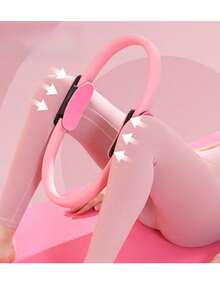 3件套普拉提套装 - 普拉提圈、瑜伽球、8字阻力带，女性通过健身锻炼塑造体型的最佳选择 - 彩色 - 查看 3