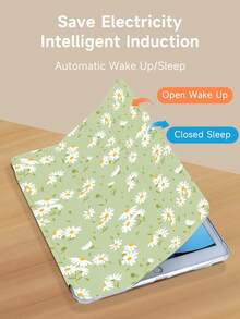 Kingsung 花纹平板电脑保护套，兼容9.7/10.2/10.5/10.9/12.9/Pro 11、第十代，兼容三星Galaxy Tab S6 Lite 10.4英寸，兼容Kindle Paperwhite第十二代（2024年发布），Kindle（第十一代）（2022年发布），Kobo Clara Colour，柔软防摔，智能支架/自动唤醒/睡眠功能 - 彩色 - 查看 5