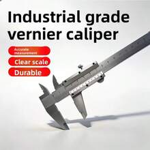 0-150mm Stainless Steel Vernier Caliper - Manual Micrometer, Smooth Sliding, Easy To Use, Suitable For Industrial, Mechanical, Jewelry Making, No Power Required, Precision Engineering And Handicrafts - Multicolor - View 11