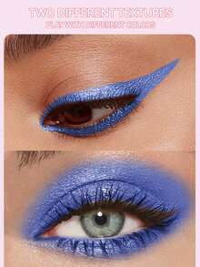 Pudaier 24 Colors Diamond Highlighter & Matte Pen - Long-Lasting, Waterproof, Smudge-Proof Eyeshadow For The Corners Of Your Eyes With A Glitter Effect - Perfect For Music Festivals, Parties And Everyday Makeup Use - #18 - View 2