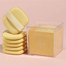 Butter Biscuit Soft Air Cushion Makeup Sponge Powder Puff Foundation Liquid Cosmetic Tool, Live Streaming Hot Selling Cream Double-Sided Large Powder Puff - Multicolor - View 5