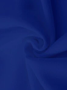 Camiseta blanca de cuello redondo con estampado gráfico de pez koi y espada de samurái, estilo japonés para hombre en primavera/verano - Azul - Ver 4