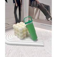 LAEKOU Mini Cup Keychain Compatible With Stanley Cup, Cute Tumbler  Holder Key Chain For Purse Bag Backpack - LightGre1en - View 3