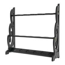 gladney Adjustable 6-Slot Floor Sword Stand Bamboo Rack Matte Black Vertical Display For Katanas Tantos Replicas Up To 55lbs - Black - View 6