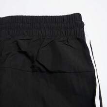 Adidas Women's Casual Comfortable Drawstring Capri Length Sports Pants, Spring/Autumn - Black - View 4