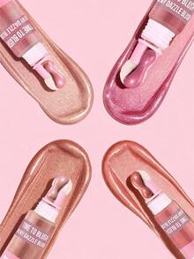 MISSLYN - Love At First Sight! Fashionable Blush - Creamy Shimmery Liquid Blush With Sponge Applicator, Buildable And Blendable, Radiant Color, Natural Makeup Finish, Nourishing Formula With Moisturizing Ingredients, Brightening And Softening, Ideal For Y2K Makeup, Parties, Beaches, Travels, Camping, Outdoor Activities, Gifts, For Rose Girls, New Year - Liquid Blush 02 - View 7
