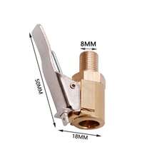 Adaptador de Boquilla de Rosca para Bomba de Aire de Coche de 6 mm y 8 mm, Accesorios para Bomba de Coche, Cabezal de Conversión Rápida, Boquilla Tipo Clip, Accesorios para Coche WQVK - A - Ver 7