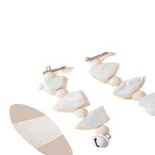 Palo grande de hueso de jibia, suplemento de calcio para masticar y desgastar los dientes para aves de mascota - Multicolor - Ver 6