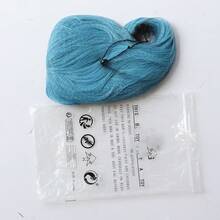 Fluffy Layered Wavy Mullet Wig, Sky Blue High-Temperature Fiber Cosplay Wig, Heat Resistant & DIY Stylable, Perfect For Anime Cosplay & Themed Events, Fresh & Dynamic - Mint Blue - View 6