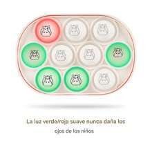 Máquina de juegos portátil de velocidad con sonido y luz, juego interactivo de memoria Quick Push, consola de juegos Quick Push, juguetes sensoriales luminosos, rompecabezas portátil, juguete de presión para niños y adultos. uego Pop It Electrónico, Juguete Anti - Estrés Quickpush - Rosa - Ver 4