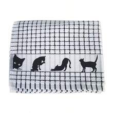 Samuel Lamont Tea Towel Cotton Midnight Black One Size - Black - View 2