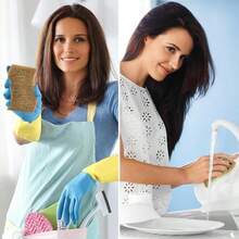 12 miếng bọt biển khử trùng tự nhiên, bọt biển sợi siêu mềm làm từ bột sisal tự nhiên, bọt biển nhà bếp, bọt biển gia dụng. - Nhiều màu - Xem 8