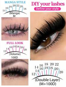 Fairy Spiky Eyelash Cluster Soft Individual False Lashes Reusable Eyelash Extensions Beginner Friendly For Daily Wear Party Wedding Date - Multicolor - View 5