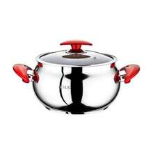 OMS Stainless Steel Pot 30CM 13.5L Induction Compatible With Lid Large Capacity Stock Pot - Default - View 3