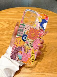 Ốp lưng điện thoại TPU trong suốt chống bám vân tay, họa tiết da báo và chanh, thời trang, cá tính, 1 chiếc, tương thích với iPhone/Galaxy/ 16promax/16/16pro/16plus/11/15/15pro/15promax/12/13/14promax/Xs/Xr/11pro/11promax/12pro/12promax/13pro/13promax/7plus/14pro/14promax/14plus/7plus/8plus/8/Se2/12mini/13mini. - Nhiều màu - Xem 2