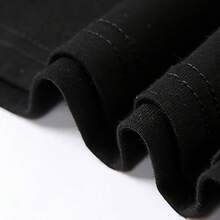 Mens Cotton Dive Bomb Graphic Oversized Short Sleeve Summer Casual T Shirt For Men - màu đen - Xem 3