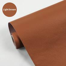 1卷自粘皮革修补贴，即撕即贴，荔枝纹理，宽17.7英寸/11.8英寸/9.84英寸，自粘防水可移除修补贴纸，DIY乙烯基贴纸，适用于沙发、椅子、家具、皮革床翻新、橱柜、汽车座椅、手提包皮革修补和装饰 - 黑色/深棕色/米白色/米色/橙色 - 荔枝紋 - 查看 87