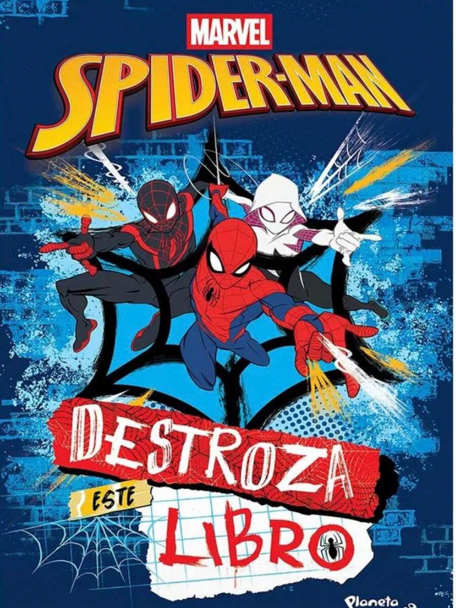 Libro "Destroza este libro Spider man" (Creatividad, expresión libre, imaginación, juego entretenido, identidad" - Libro único - Ver 1
