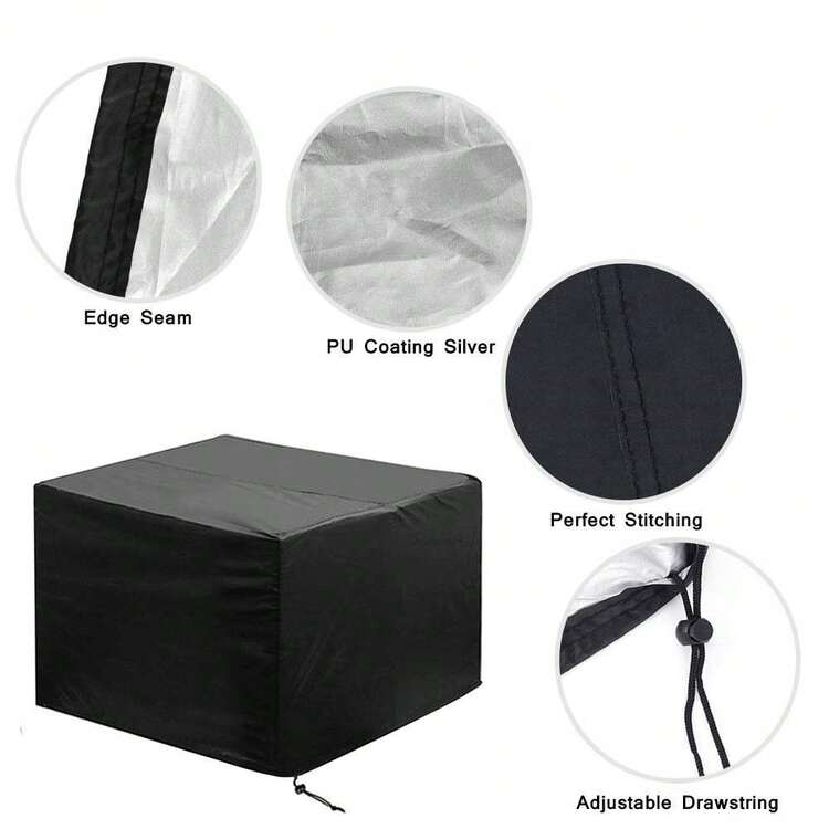 420D牛津布花园家具罩，防水花园桌布，户外花园休闲区桌椅沙发通用保护罩，尺寸180 x 100 x 75厘米 - 戶外家具罩 - 查看 9