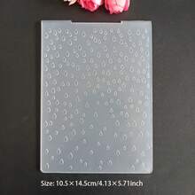 2D/3D立体压花文件夹工艺工具，适用于日记本、贺卡、纸艺装饰，图案包括水滴、气球、狗爪印、羽毛等。 - 2D - 查看 13